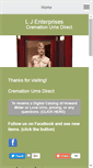 Mobile Screenshot of cremationurnsdirect.com